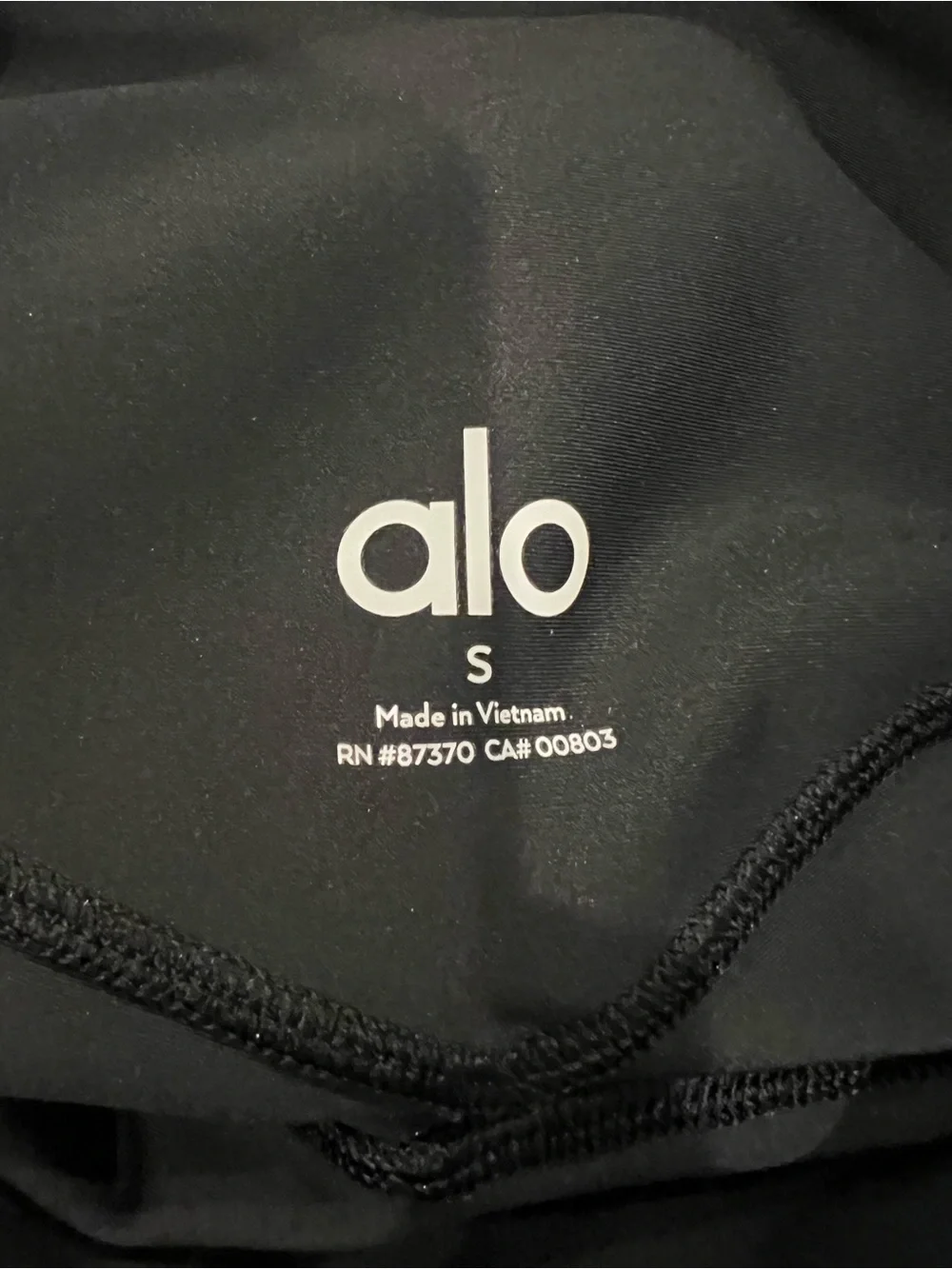 ALO Yoga Black High-Waist Airlift with side slits